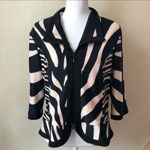 Joseph Ribkoff Zebra Print Jacket 16US Zebra